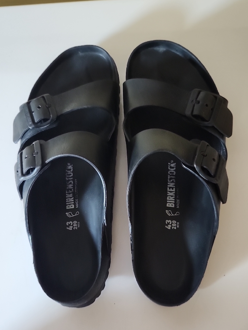 Birkenstock Men's Double-Strap EVA Sandals in Black